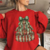 Christmas Tree Book Santa Reading Books Shirt