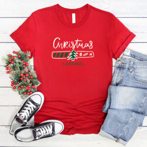 Christmas Loading Funny Xmas Gift Tee