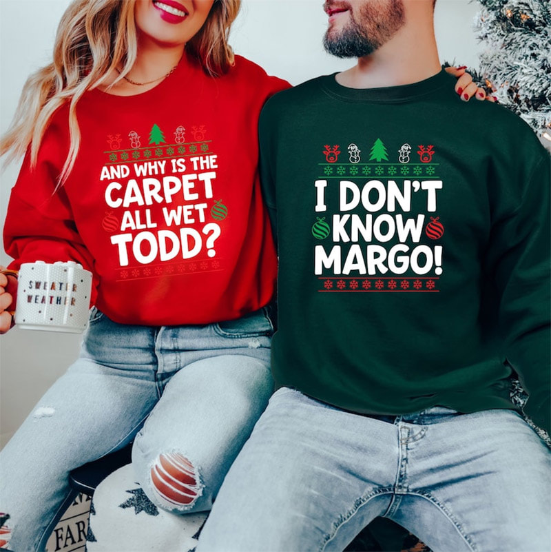 Christmas Vacation Todd And Margo Couple Matching Shirt Christmas Vacation Todd And Margo Couple Matching Shirt