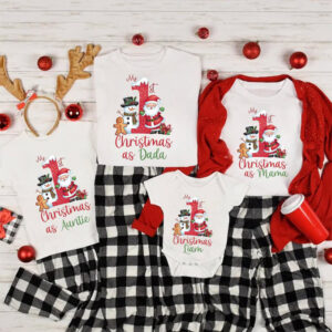 Custom My First Christmas, christmas tees for family 2 PersonalizedShirts.net