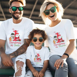 Custom My First Christmas, Christmas Tees For Family