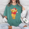 Christmas Winnie The Pooh Lights Comfort Colors Shirt