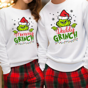 Custom Grinch Family Couple Christmas Shirt