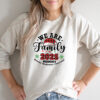 Custom We Are Family 2025 Christmas Tee