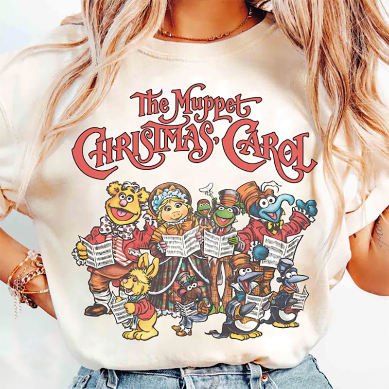 The Muppet Christmas Carol Retro Comfort Color Tee The Muppet Christmas Carol Retro Comfort Color Tee