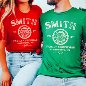 Vintage Custom Family Christmas Shirts Vintage Custom Family Christmas Shirts