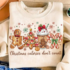 Christmas Calories Don’t Count, Christmas Tree Cake Shirt