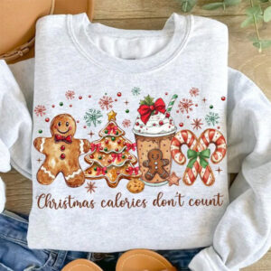 Christmas Calories Don’t Count, Christmas Tree Cake Shirt