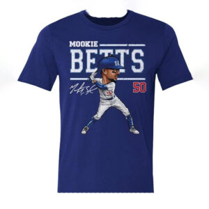 50 Mookie Betts Cartoon Shirt