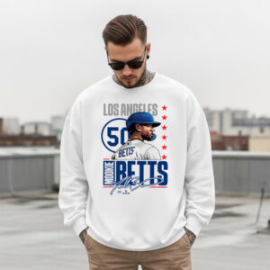 Mookie Betts #50 MLB Los Angeles Dodgers Tee