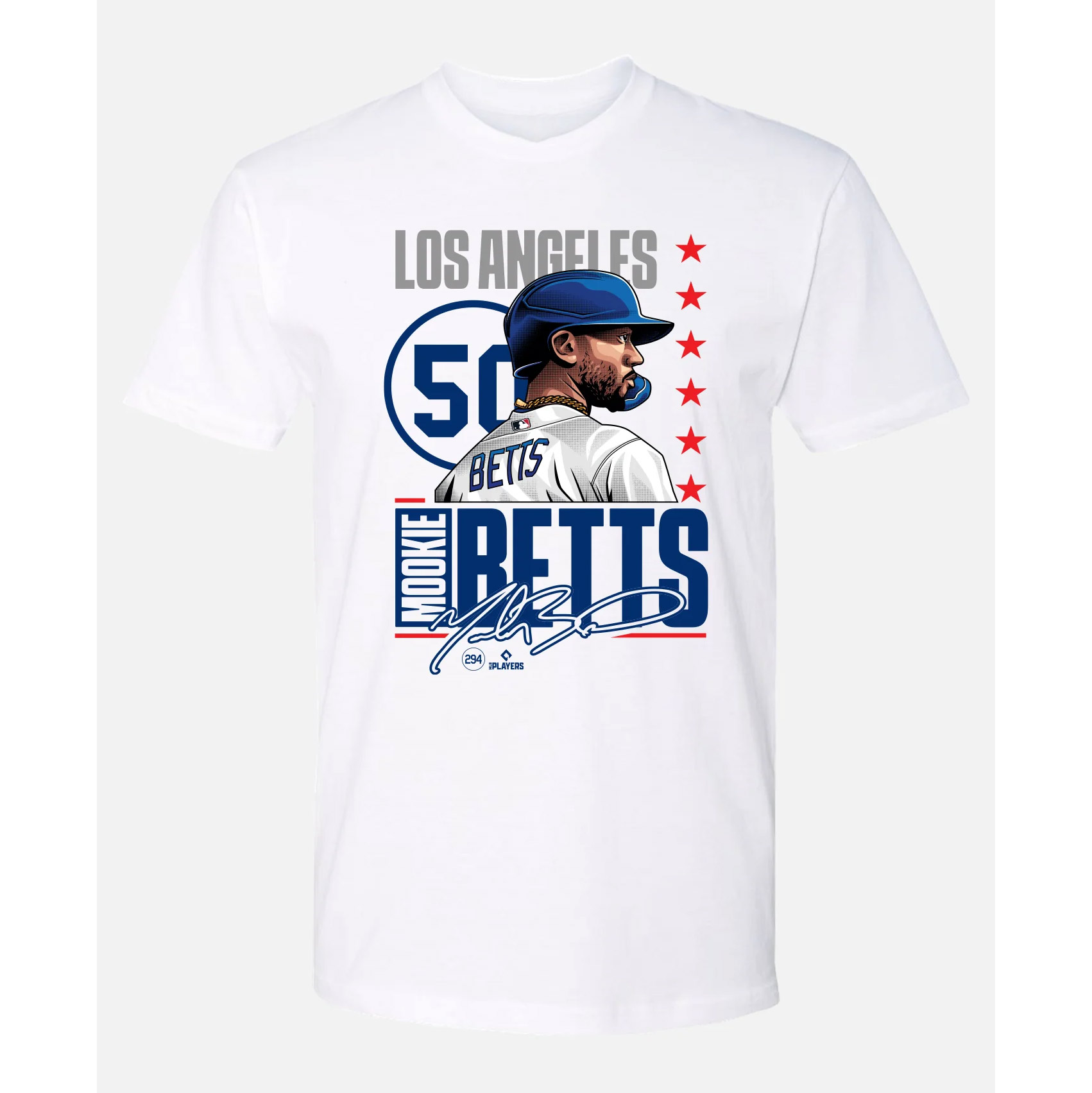 Mookie Betts #50 MLB Los Angeles Dodgers Tee Mookie Betts #50 MLB Los Angeles Dodgers Tee