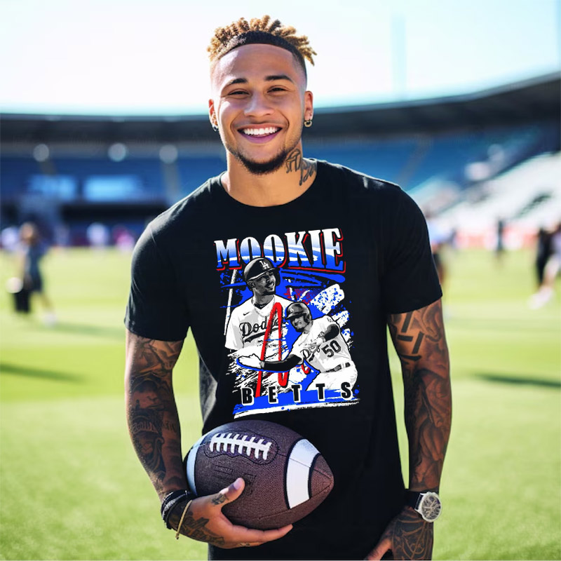Mookie Betts MLB Los Angeles Dodgers Tee Mookie Betts MLB Los Angeles Dodgers Tee