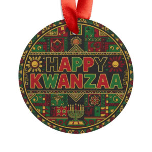 Happy Kwanzaa African American Community Ornament