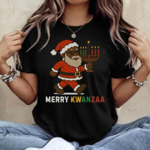 Merry Kwanzaa Santa 7 Principles Of Kwanzaa Tee