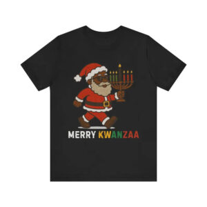 Merry Kwanzaa Santa 7 Principles of Kwanzaa Tee PersonalizedShirts.net
