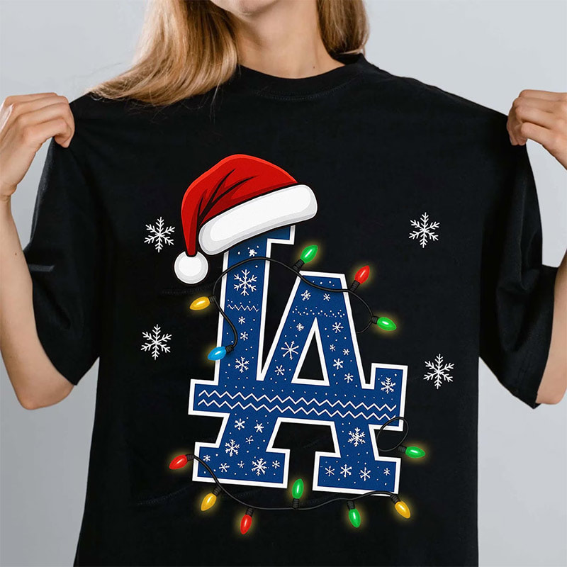 Christmas Light Blub LA Baseball Champs Shirt Christmas Light Blub LA Baseball Champs Shirt