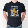 Dodgers Back 2 Back Champions World Series Charlie Brown And Snoopy Shirt