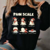Pain Scale Funny Snowman Christmas Winter Holiday Xmas Shirt