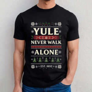 Yule Never Walk Alone Ugly Christmas Football Shirt