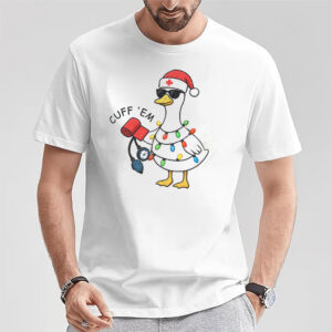 Cuff ‘Em Goose Medical, Silly Goose Nurse Christmas Shirt