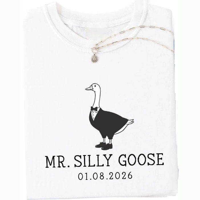 Mrs. And Mr. Silly Goose Newlywed Couple Shirt Mrs. And Mr. Silly Goose Newlywed Couple Shirt