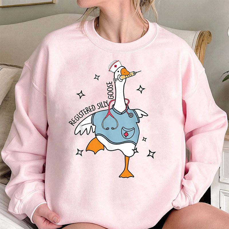 Nurse Goose, Registered Silly Goose Shirt Nurse Goose, Registered Silly Goose Shirt