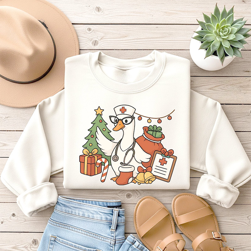 Silly Goose Nurse Christmas Shirt Silly Goose Nurse Christmas Shirt