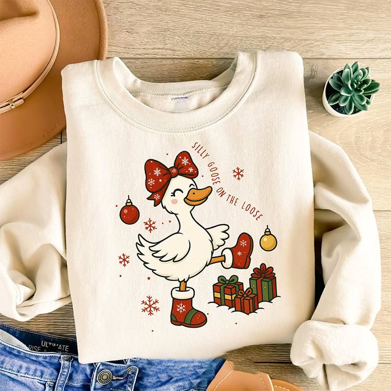 Silly Goose On The Loose, Christmas Silly Goose Shirt Silly Goose On The Loose, Christmas Silly Goose Shirt