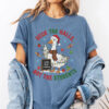 Teacher Christmas Deck the Halls Not The Students Comfort Colors Tee