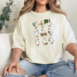 Teacher Goose Cute Classroom Goose Comfort Colors Shirt