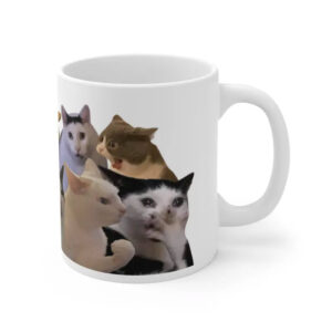 Cat meme, funny expressions of cats mug PersonalizedShirts.net
