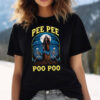 Cursed Meme Pee Pee Poo Poo Funny Skeleton Shirt
