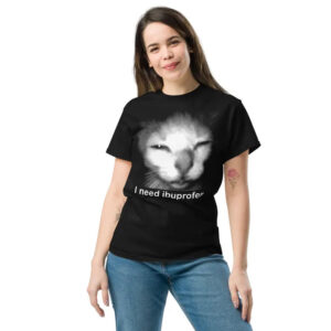 I need Ibuprofen Silly Cat T shirt 2 PersonalizedShirts.net