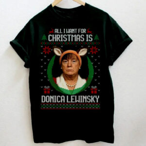 Funny Donica Lewinsky Christmas, Big Beautiful Bill Clinton Tee
