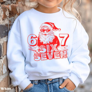 Six Seven Santa Funny Kids Christmas Shirt 1 PersonalizedShirts.net