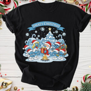 Smurfy Christmas, Smurf village Xmas Shirt 2222 PersonalizedShirts.net