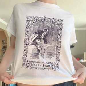 Vintage Mazzy Star Line Drawing Whimsical Mermaid Star Shirt 3 PersonalizedShirts.net