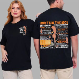 I Dont Like This Rock Funny Marcus Robert Quote 2 Sided Shirt