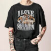 Vintage I Love Seamen Funny Meme Shirt