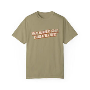 What Numbers Come Right After Five 67 Funny Meme Comfort Colors Tee 1 PersonalizedShirts.net