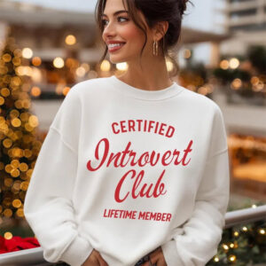 Funny Introvert Club Lifetime Member Shirt