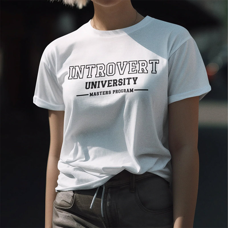 Introvert University Master Program Shirt Introvert University Master Program Shirt
