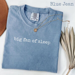 Big Fan Of Sleep Nap Lover Comfort Colors Shirt