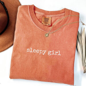 Sleepy Girl Festival Of Sleep Day Comfort Colors Tee