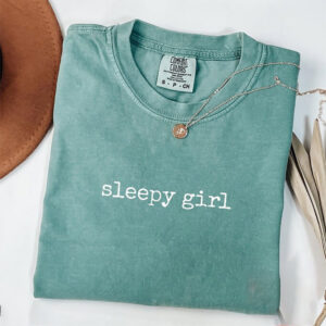 Sleepy Girl Festival of Sleep Day Comfort Colors Tee PersonalizedShirts.net