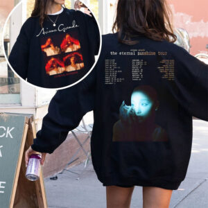 Ariana Grande Merch Eternal Sunshine Tour 2-sided Shirt
