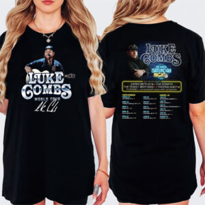 Luke Combs Concert My Kinda Saturday Night Tour 2-sided Shirt