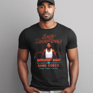 Bailey Zimmerman Tour 2026 Different Night Same Rodeo Shirt