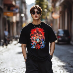 Stranger Things Season 5 Kyle Lambert Shirt