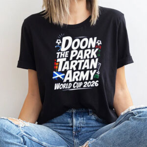 Doon The Park Tartan Army Scotland World Cup 2026 Shirt